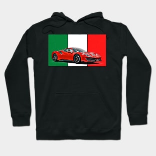 Pista Italian Print Hoodie